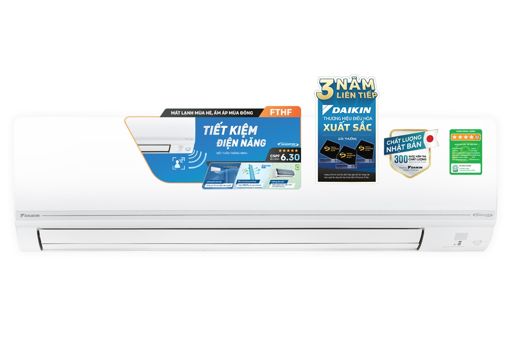 Điều hòa Daikin 3 HP- 25.600 btu 2 chiều Inverter FTHF71VAVMV