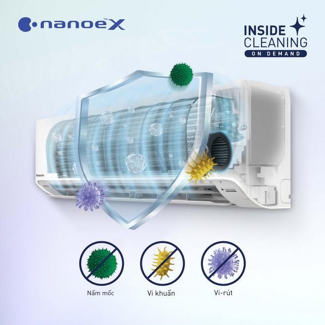 Điều hòa Panasonic 12000BTU 2 chiều Inverter CU/CS-YZ12WKH-8
