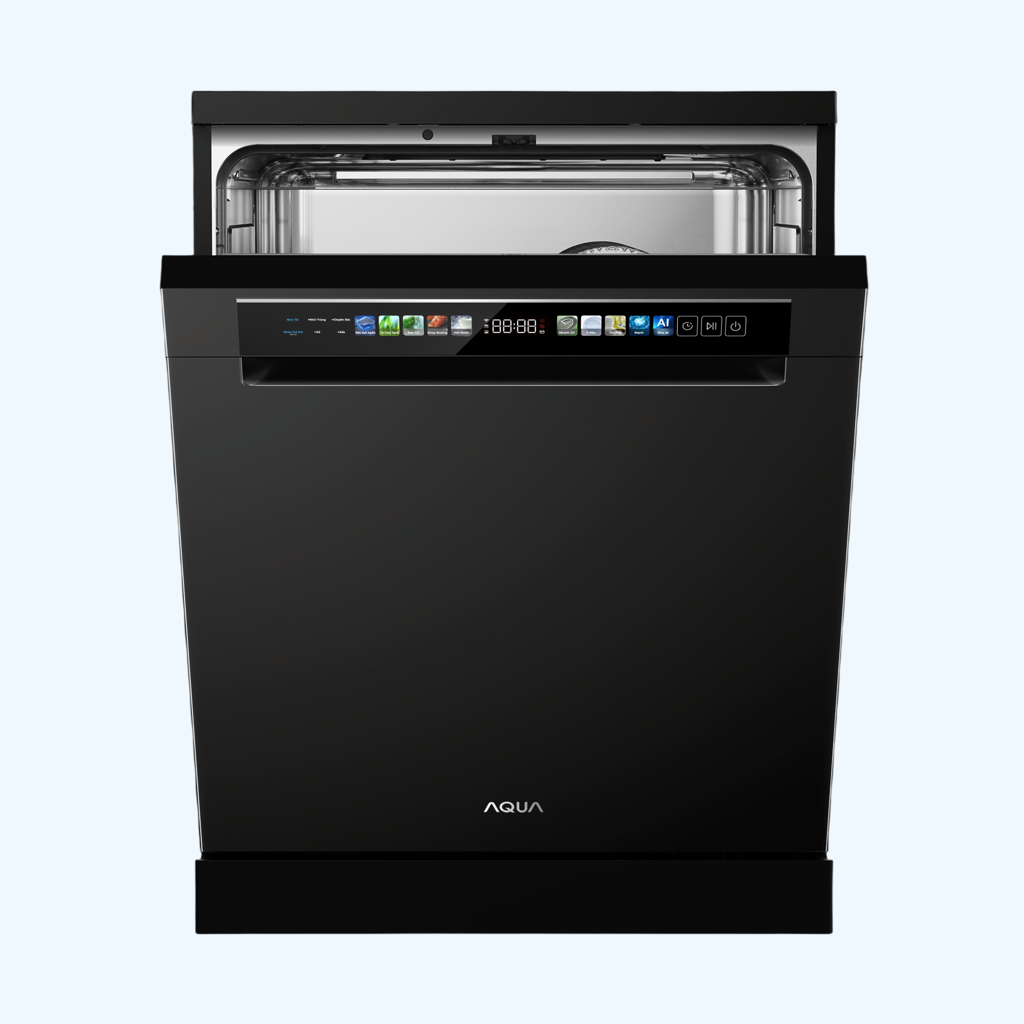 Máy rửa chén độc lập Aqua ADWA15-686BK2VN