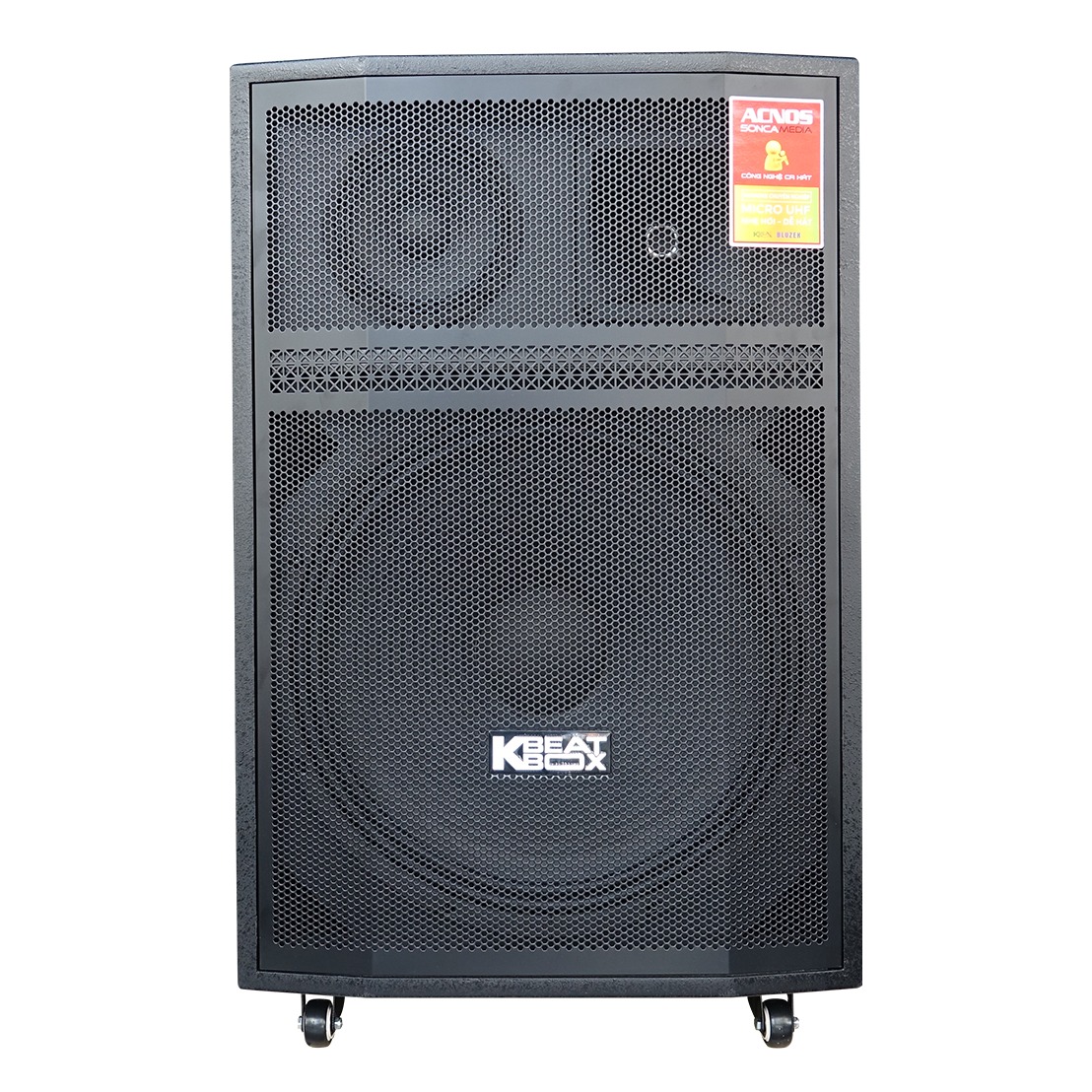 Loa kéo Karaoke Acnos Bass 50cm  CB606PRO