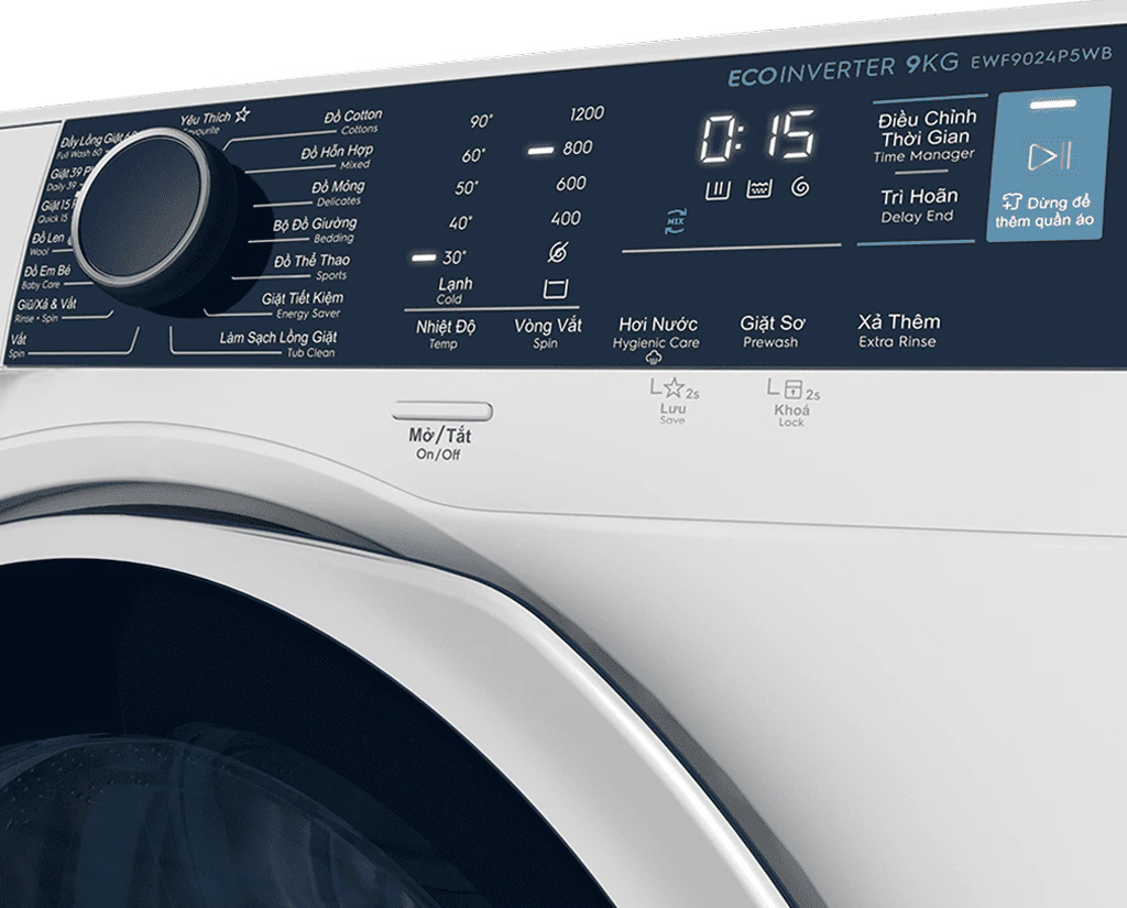 Máy giặt Electrolux Inverter 10 kg EWF1024P5WB