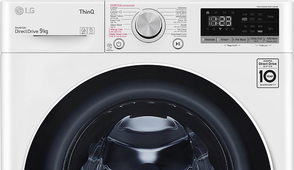Máy giặt LG  Inverter 9 kg lồng ngang FV1409S4W
