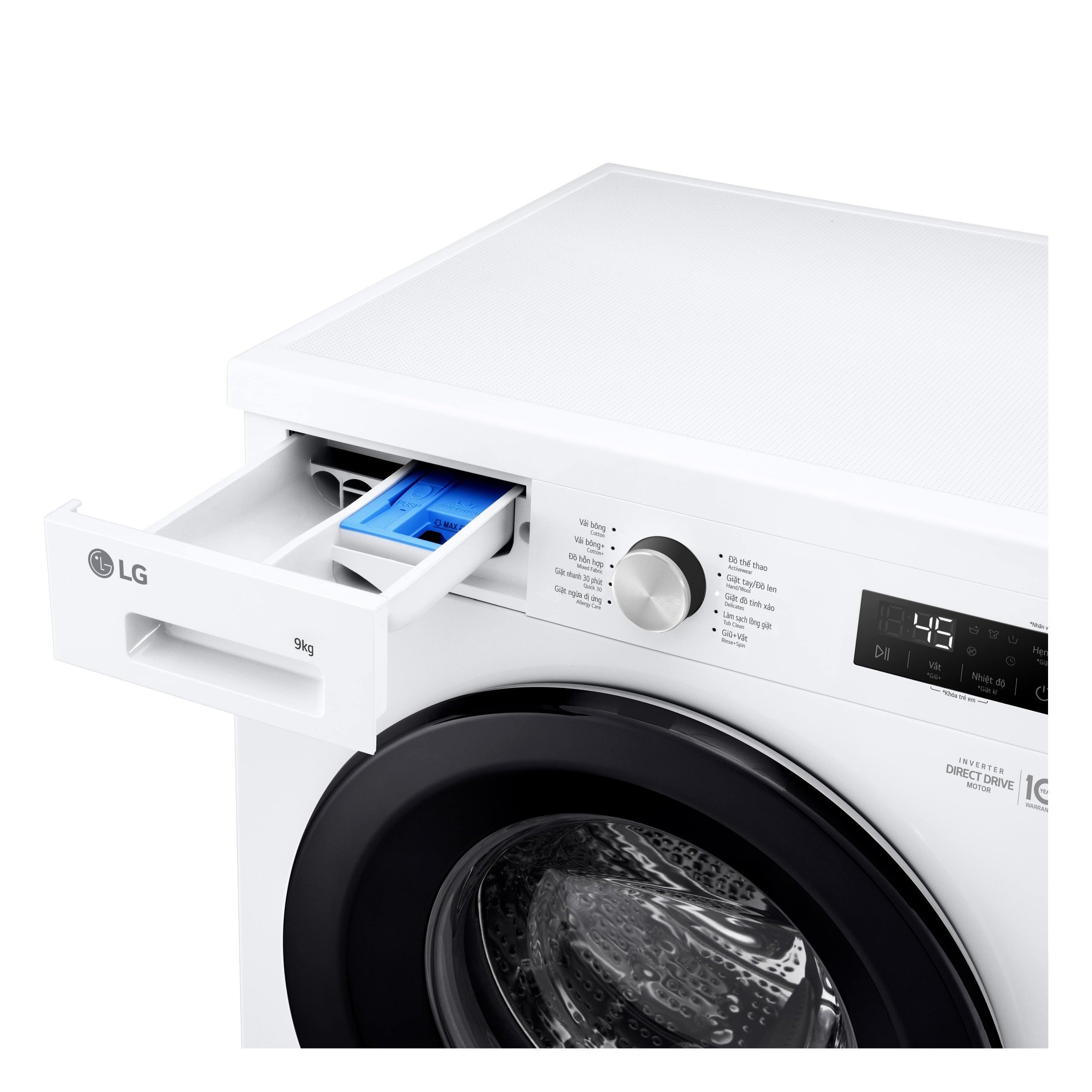 Máy giặt LG lồng ngang 9 kg Inverter FB1209S6W1