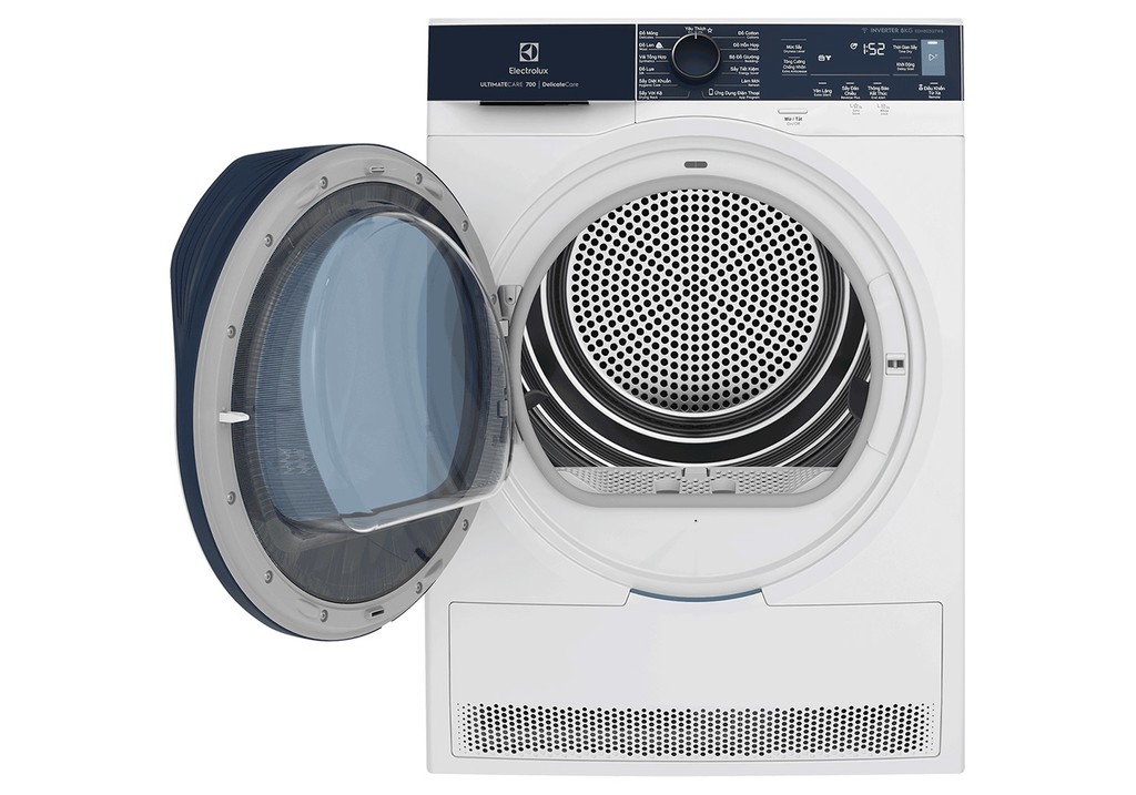 Máy sấy bơm nhiệt Electrolux Inverter 9 kg EDH903R9WB