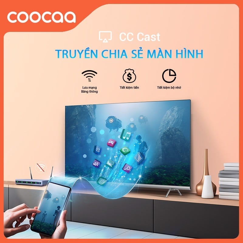 Smart Tivi Coocaa 4K 55 Inch 55S3U Pro