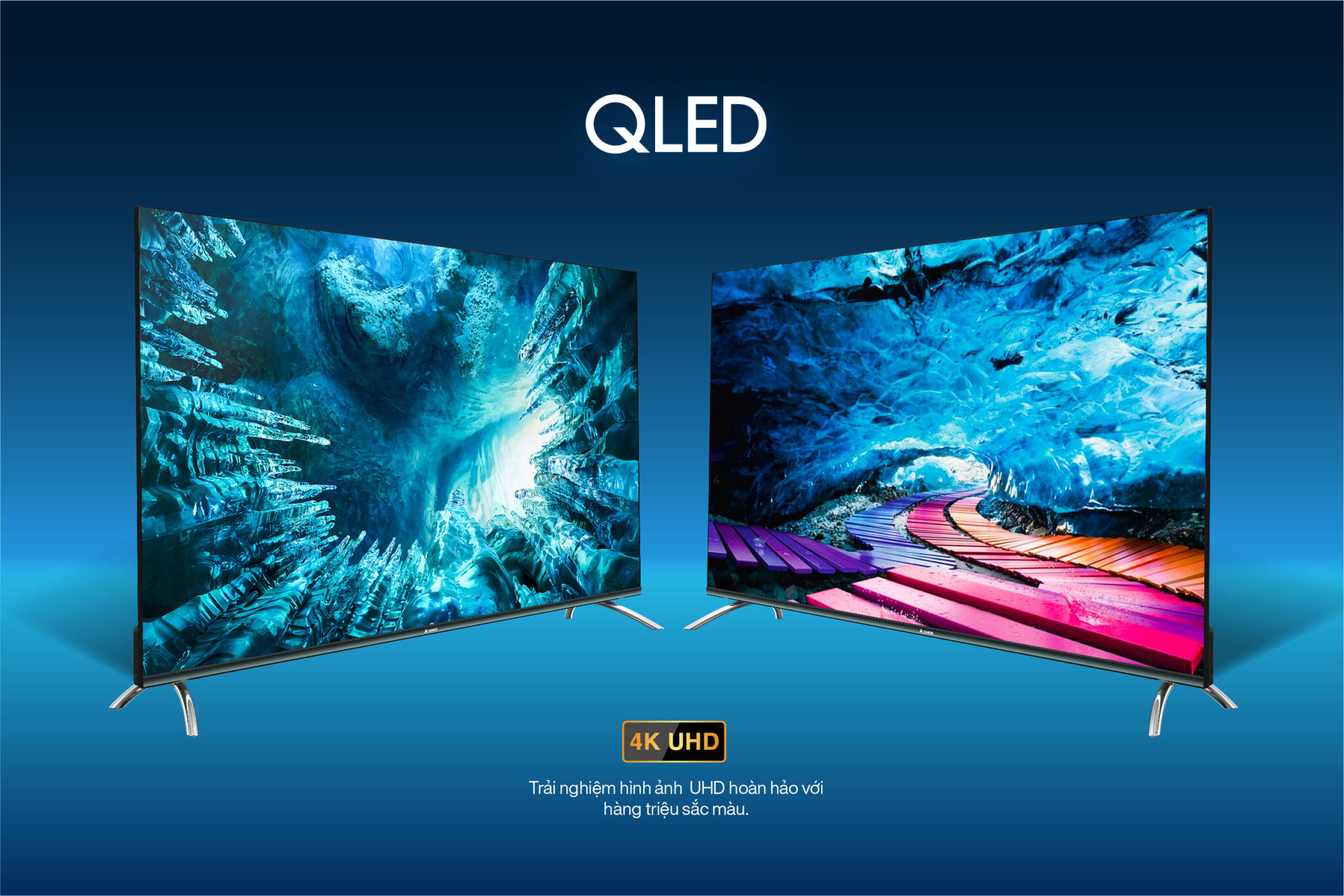 Smart tivi Asher Qled 4K 55 inch A-55GQ7900