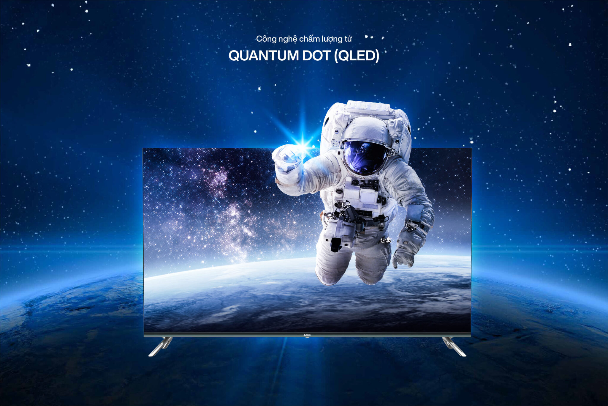 Smart tivi Asher Qled 4K 55 inch A-55GQ7900