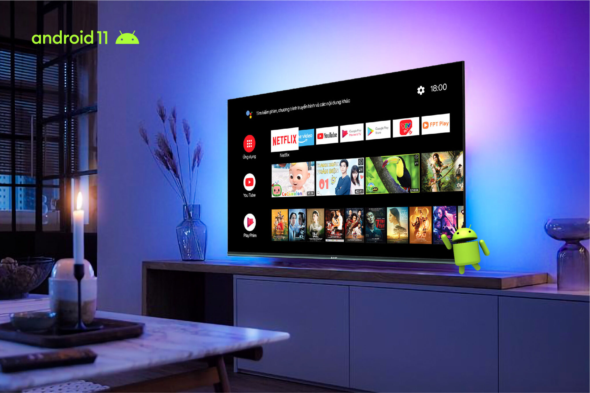 Smart Tivi Asher Full HD 43 inch A-43GF6900