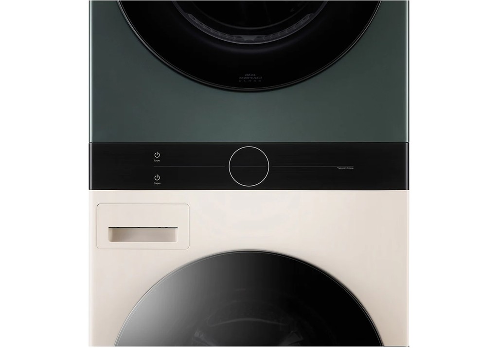 Tháp máy giặt sấy LG WashTower Inverter giặt 21 kg - sấy 16 kg WT2116SHEG