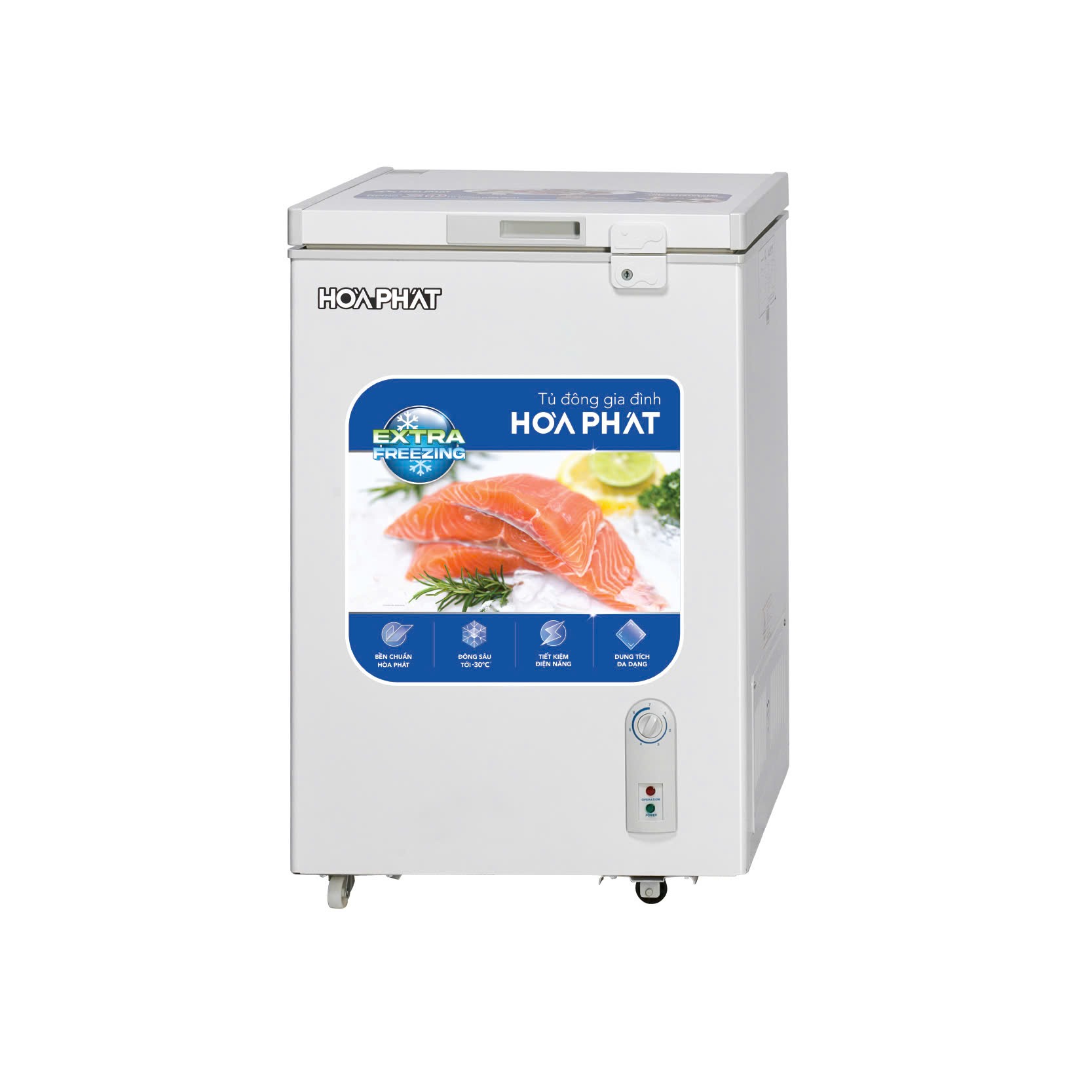 Tủ đông Hòa Phát 107 lít HPF AD6107