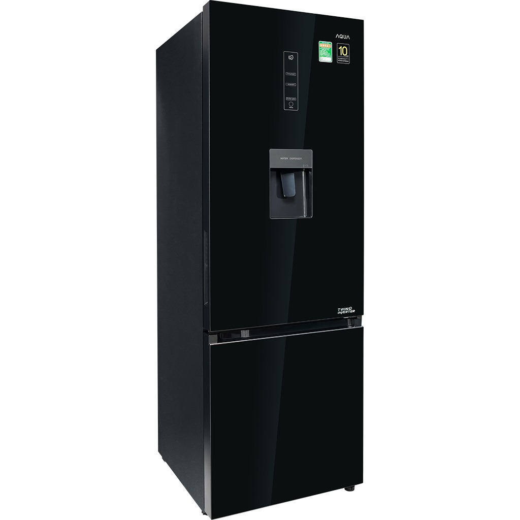 Tủ lạnh AQUA inverter 350 lít AQR-B379MA (WGB)