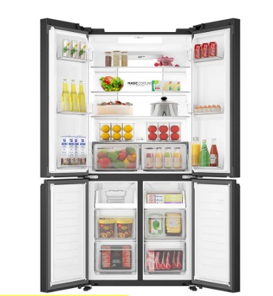 Tủ lạnh Aqua Inverter 529 lít Multi Door AQR-M600XA(GC)