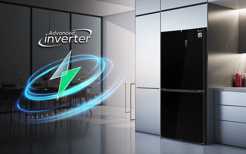 Tủ lạnh Casper inverter 430 lít multi door RM-D430GBS