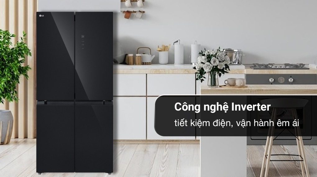 Tủ lạnh LG Inverter 474 lít Multi Door LFB47BLG (mới 2025)