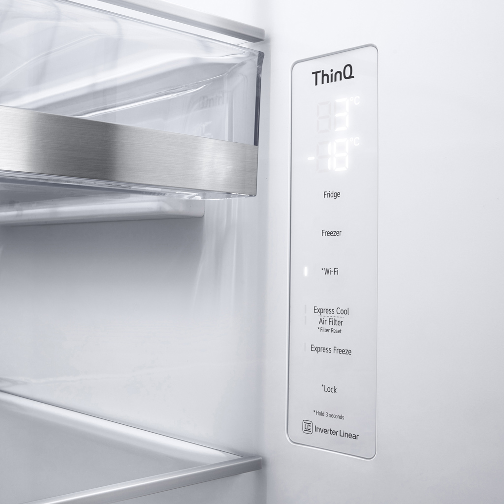 Tủ lạnh LG inverter 655 lít side by side instaview door-in-door GR-Q257MC