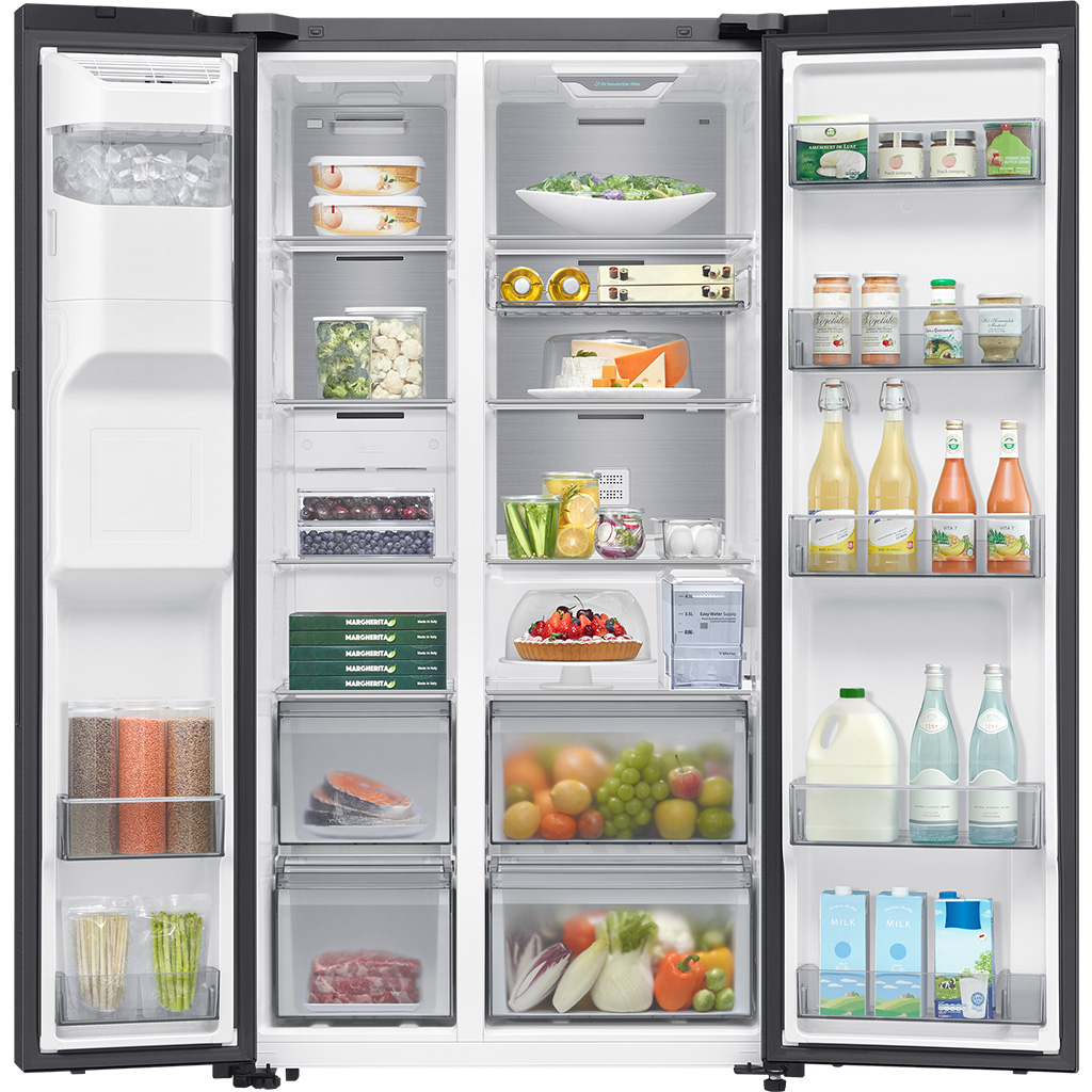 Tủ lạnh Samsung Inverter 615 lít Side By Side AI Home RS90F65D2FSV (Mới 2025)
