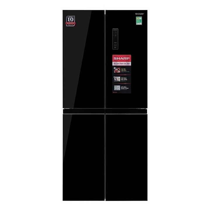 Tủ lạnh Sharp inverter 362 lít multi door SJ-FX420VG-BK