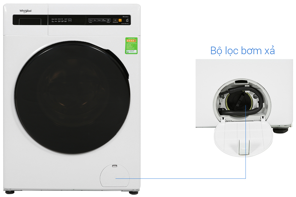 Máy giặt Whirlpool 8kg FWEB8002FW