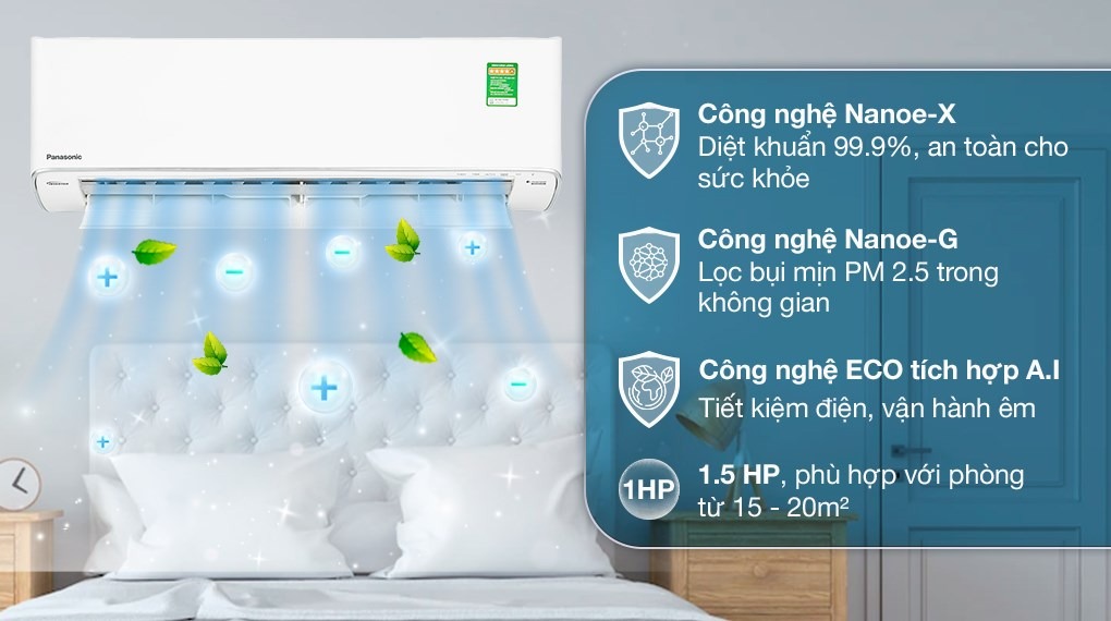 Điều hòa Panasonic 24000Btu 1 chiều Inverter CS/CU-XPU24XKH-8