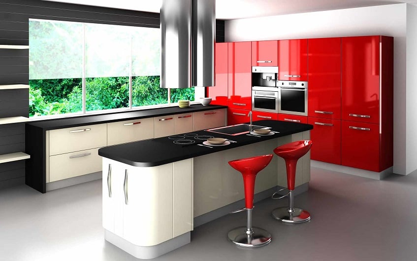 Vì sao kệ bếp gỗ xoan đào được nhiều người ưa chuộng