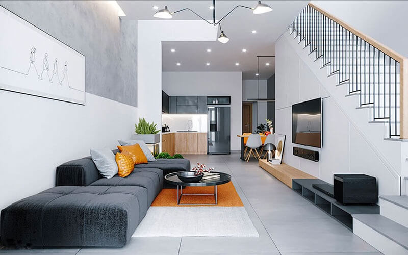 Thiết kế phòng khách hướng tới sự sang trọng cho gia chủ