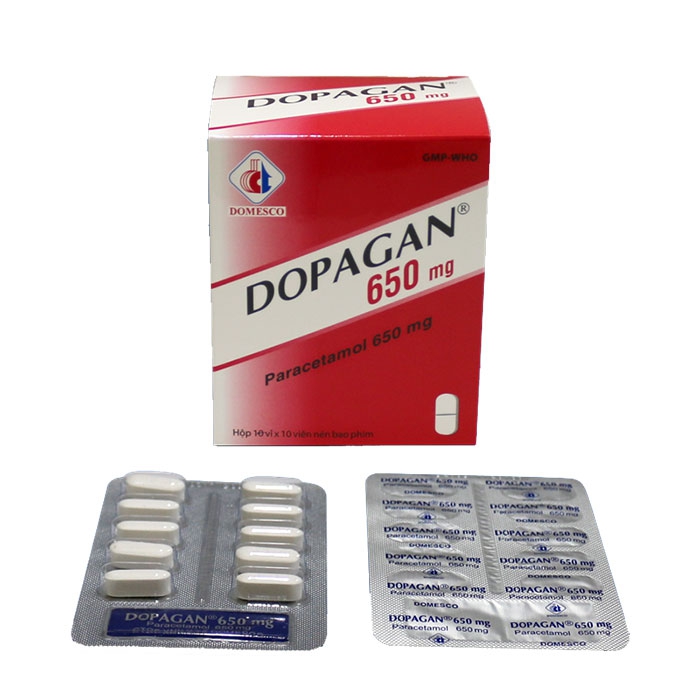 Dopagan 650 mg VBF H/10*10 - Domesco
