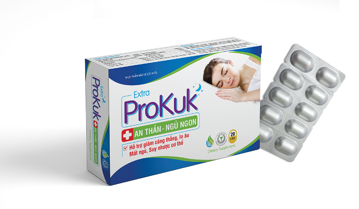 Extra ProKuk an thần ngủ ngon 2 vỉ x 10 viên - Minh Hạnh