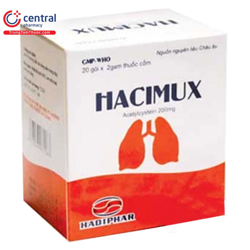 Hacimux 200mg K=50 H/20 gói - Hà Tĩnh