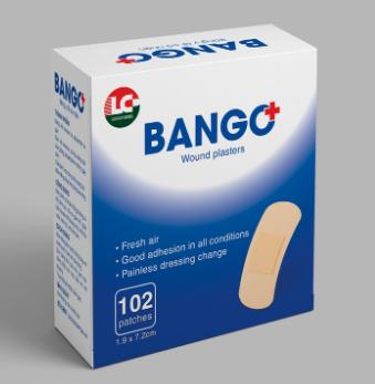 Băng dính y tế cá nhân Bango 1,9x7,2cm K/100H/102 miếng