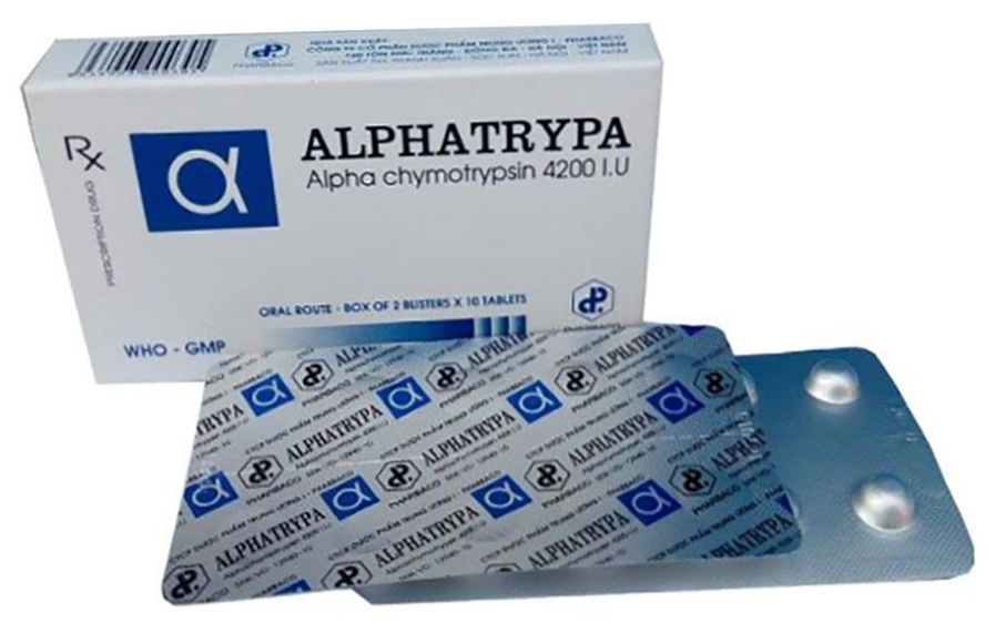 Alphatrypa 4200 I.U K/96H/5 vỉ/10 viên - Habipharm
