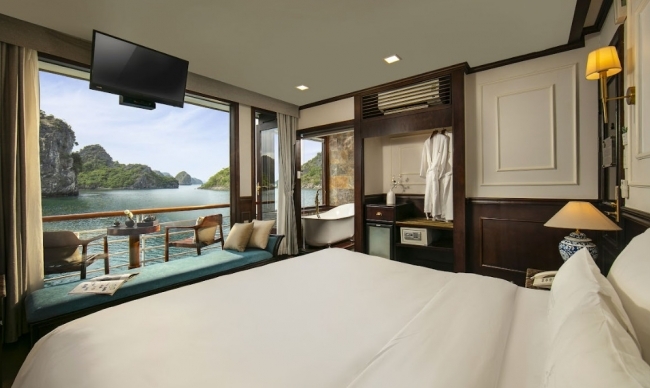 Phòng Family Premium Deluxe có ban công