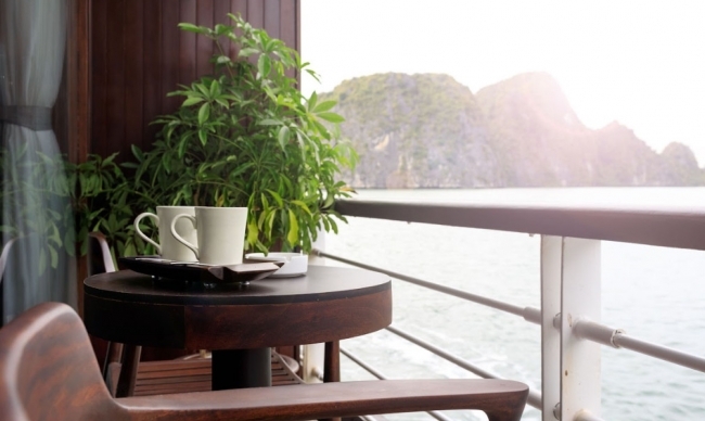 Phòng Family Premium Deluxe có ban công