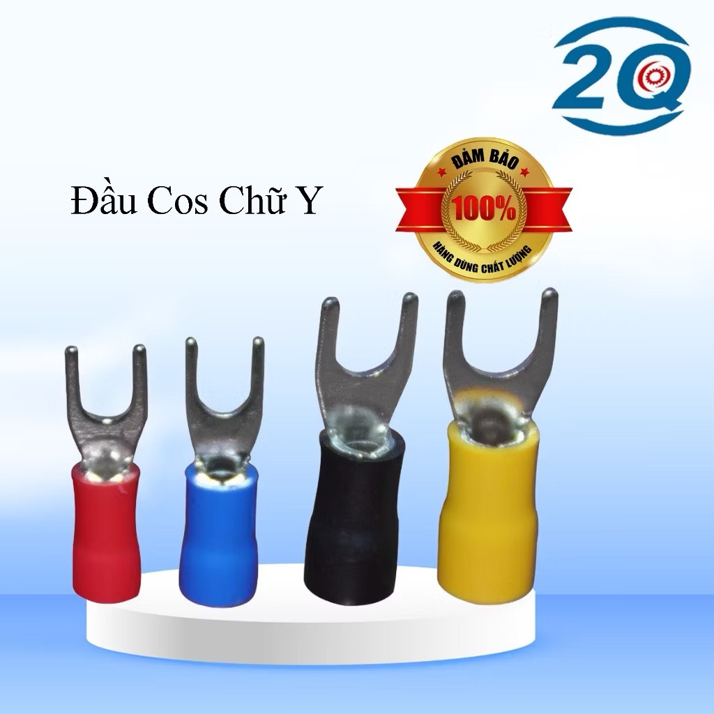 Đầu cos chữ Y bọc nhựa