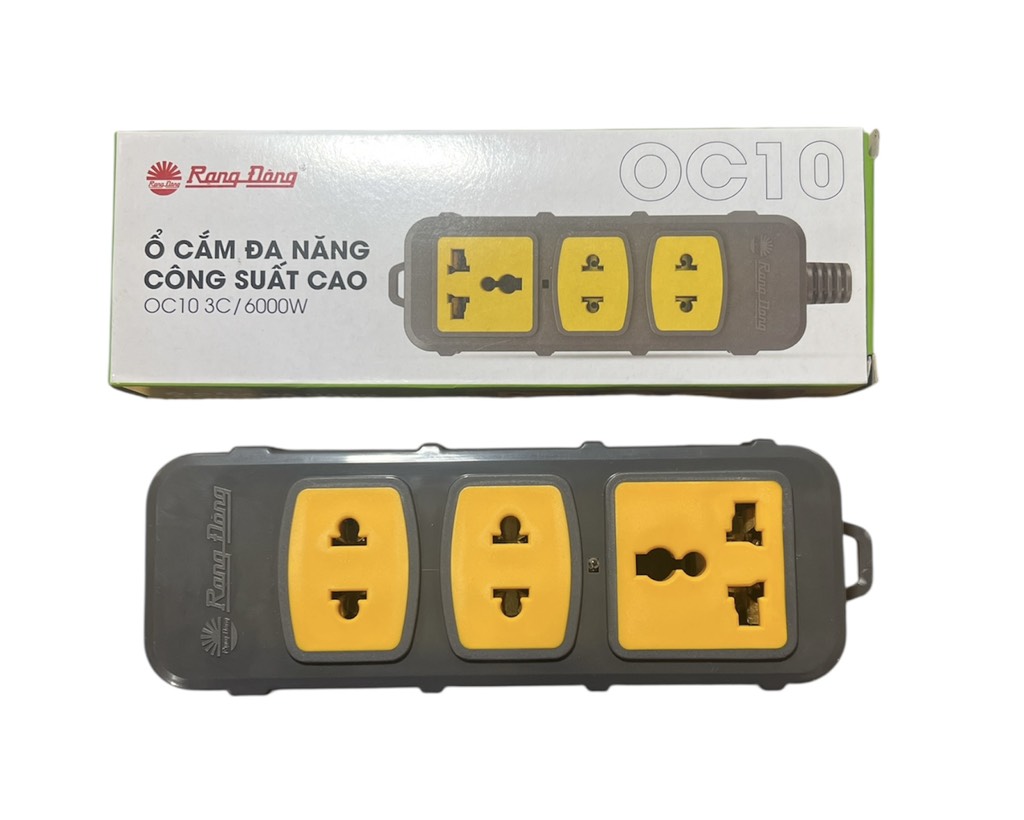 Ổ cắm 3 Rạng Đông OC10