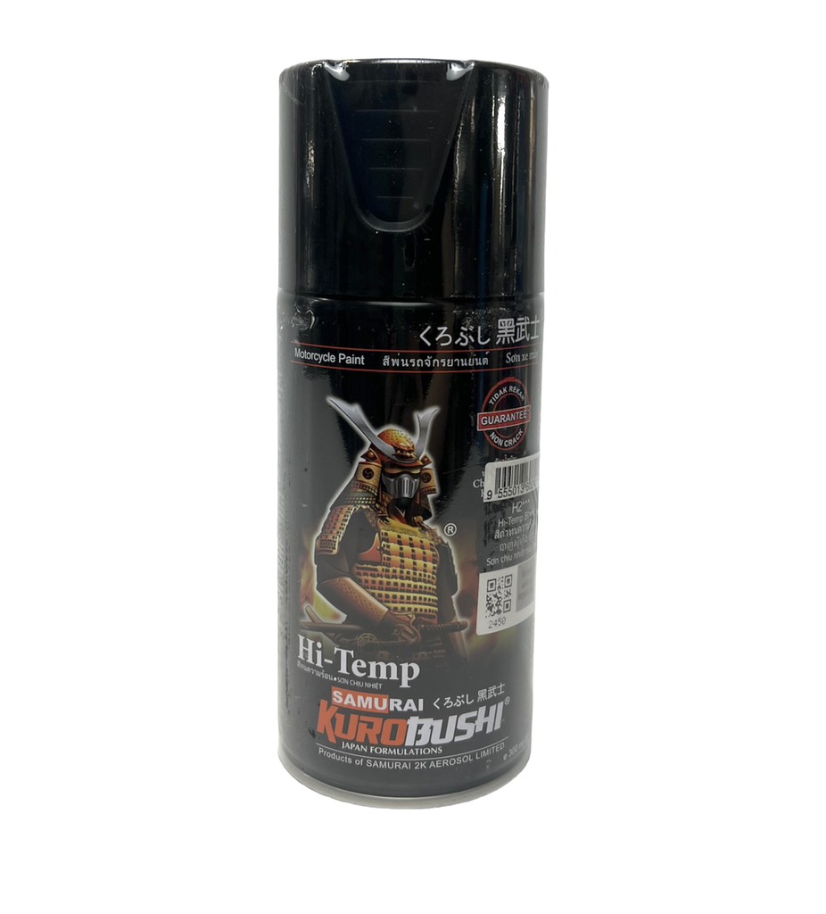 Sơn xịt chịu nhiệt Samurai H2***đen