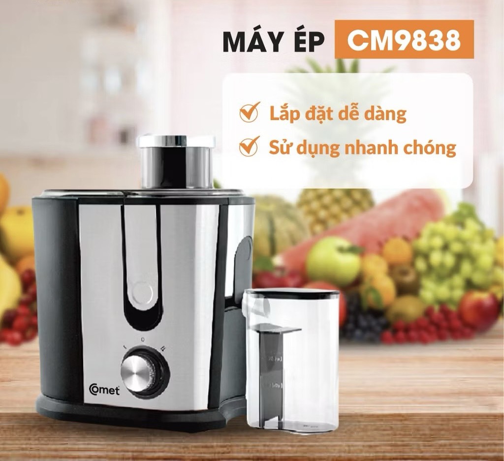 Máy ép trái cây Comet CM9838