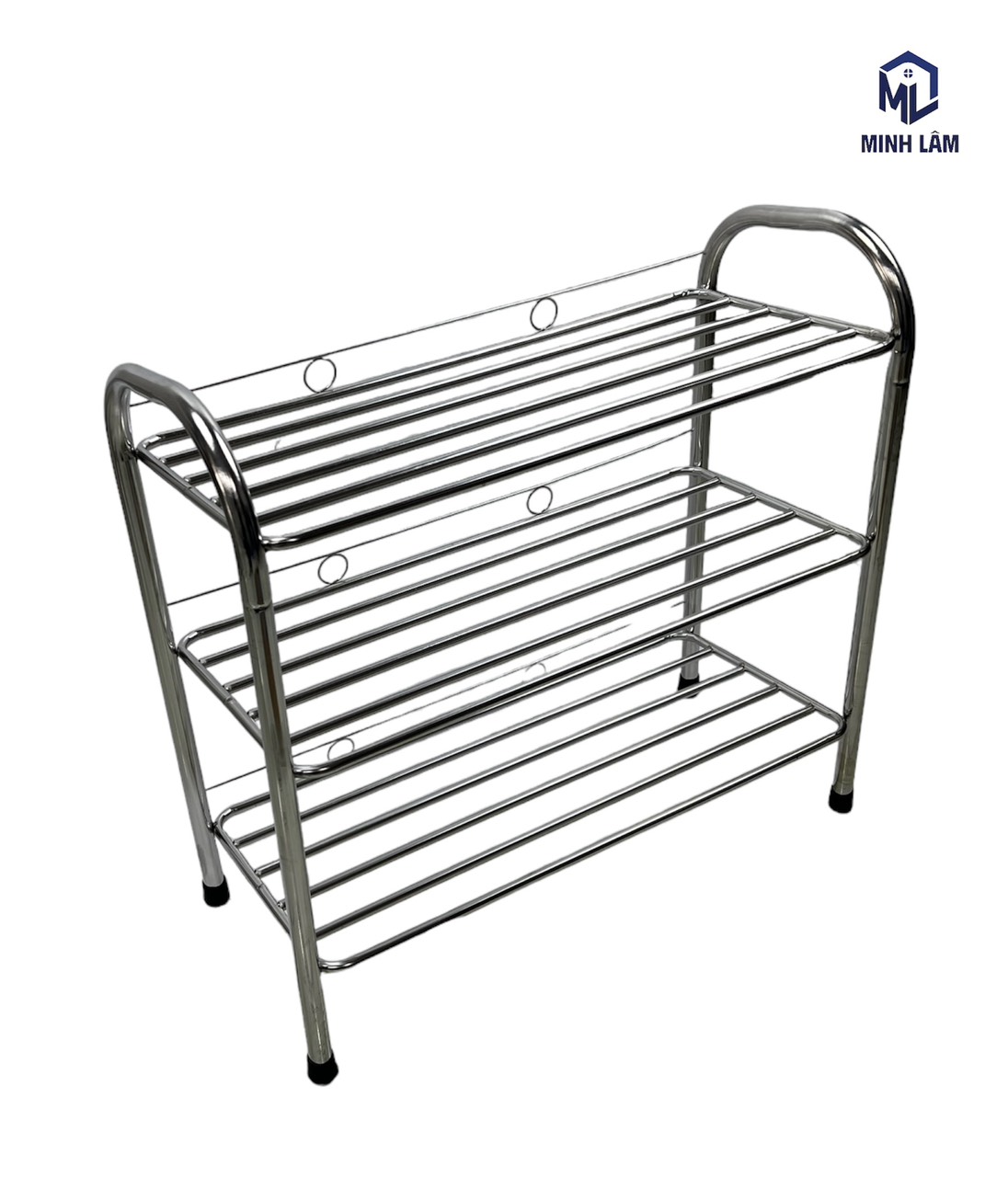 Kệ dép inox ống 3,4,5 tầng 60cm