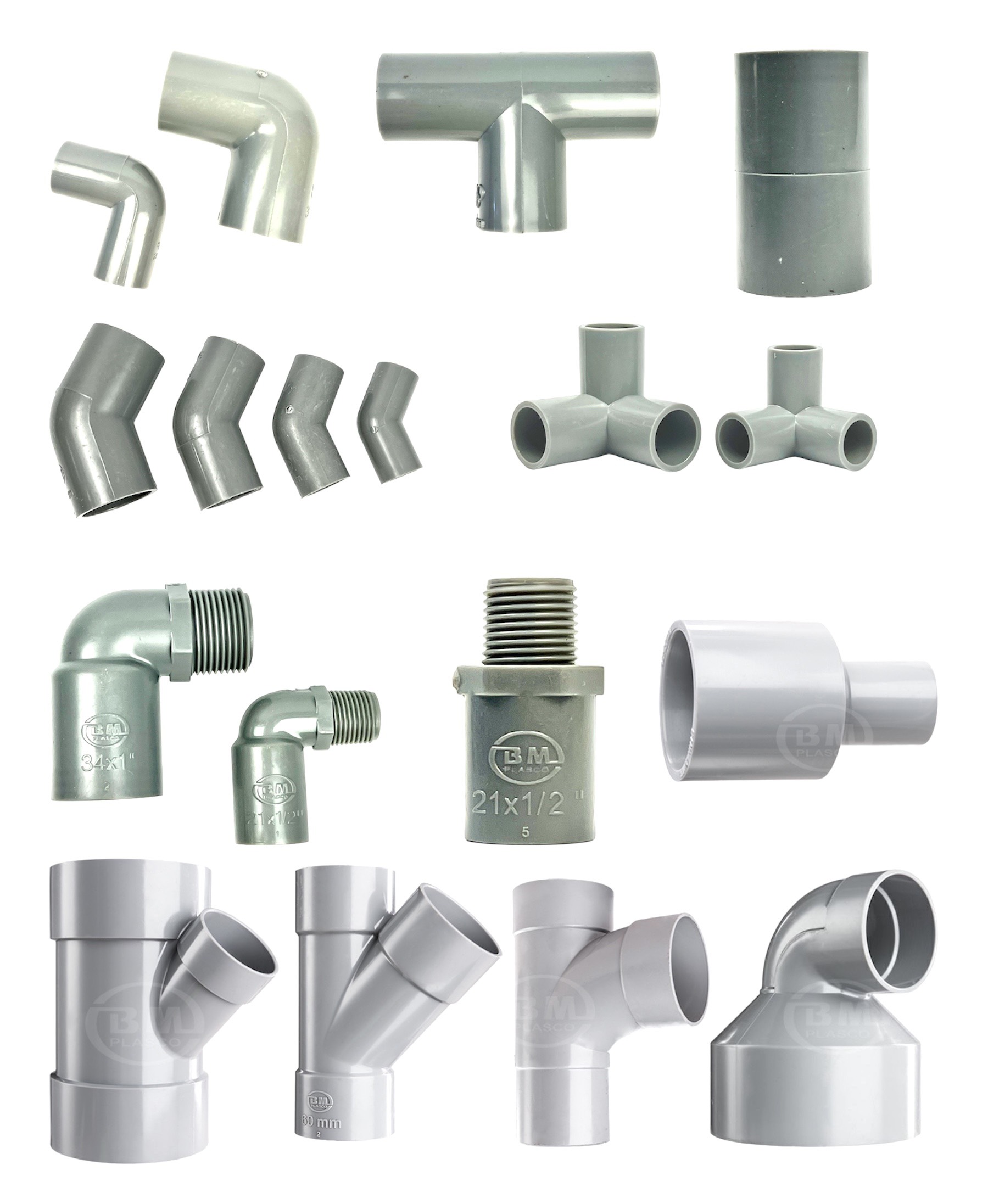 Phụ kiện ống PVC Bình Minh (phi 21-200)