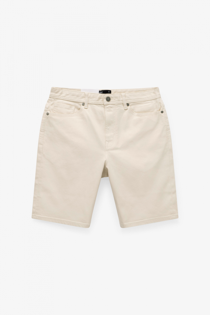 Quần Short Jean Nam Trơn Form Straight Slim