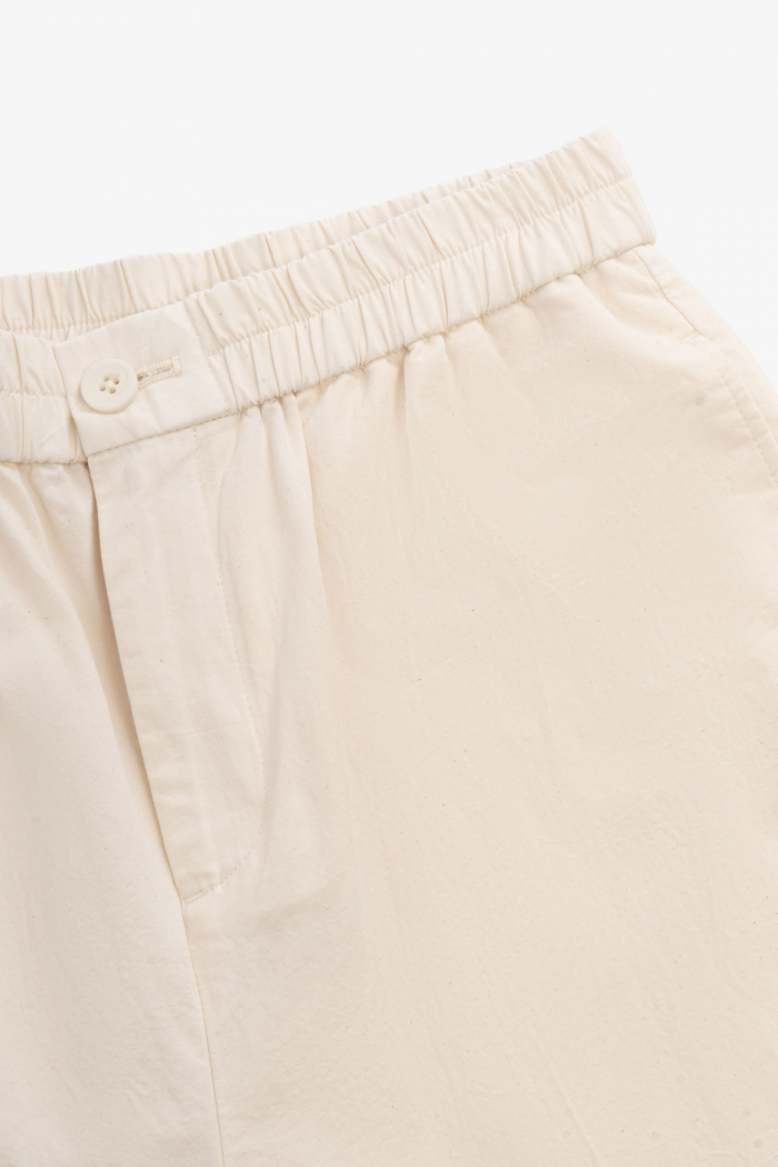Quần Kaki Nam Ống Rộng Lưng Thun Cotton Trơn Form Relax