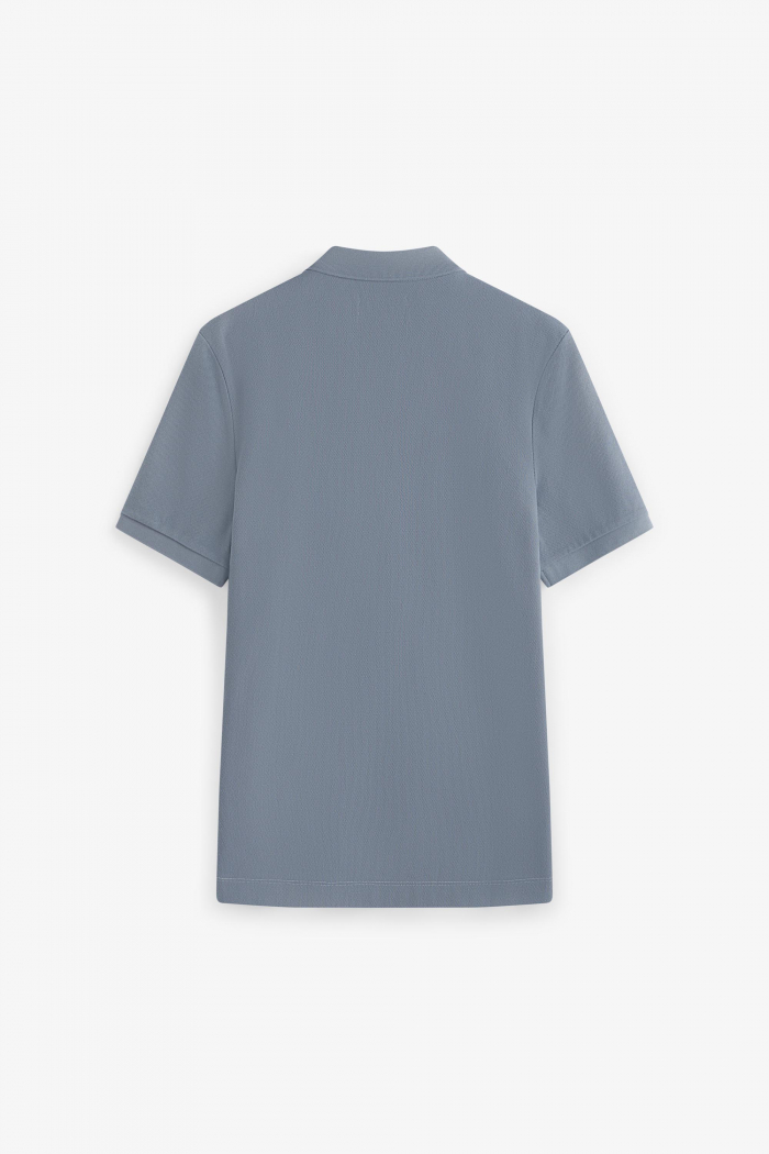 Áo Polo Nam Tay Bo Phối Màu Form Fitted