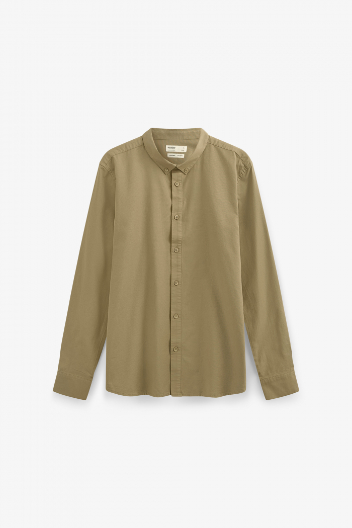 Áo Sơ Mi Nam Tay Dài Oxford Trơn Form Fitted
