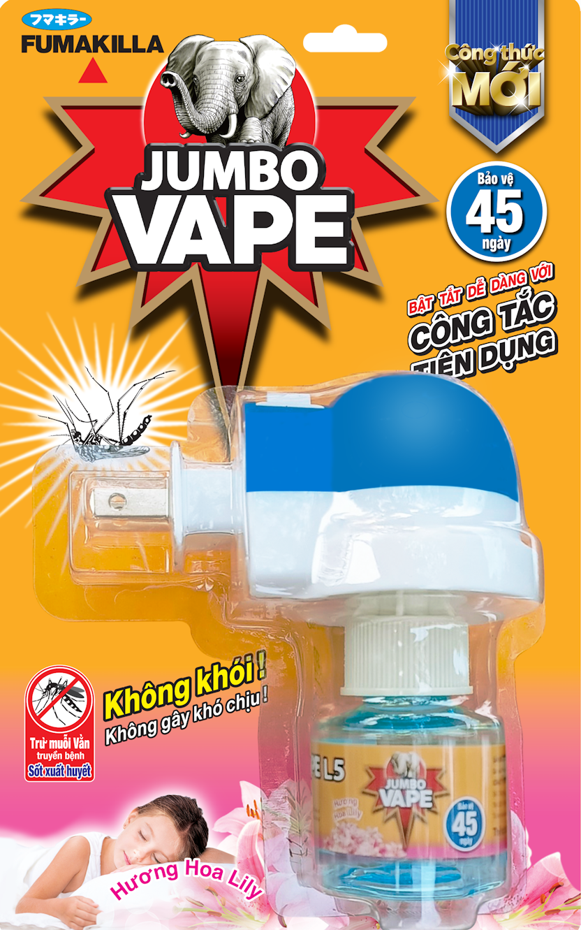 Bộ máy chất xông xua đuổi muỗi JUMBO VAPE L5