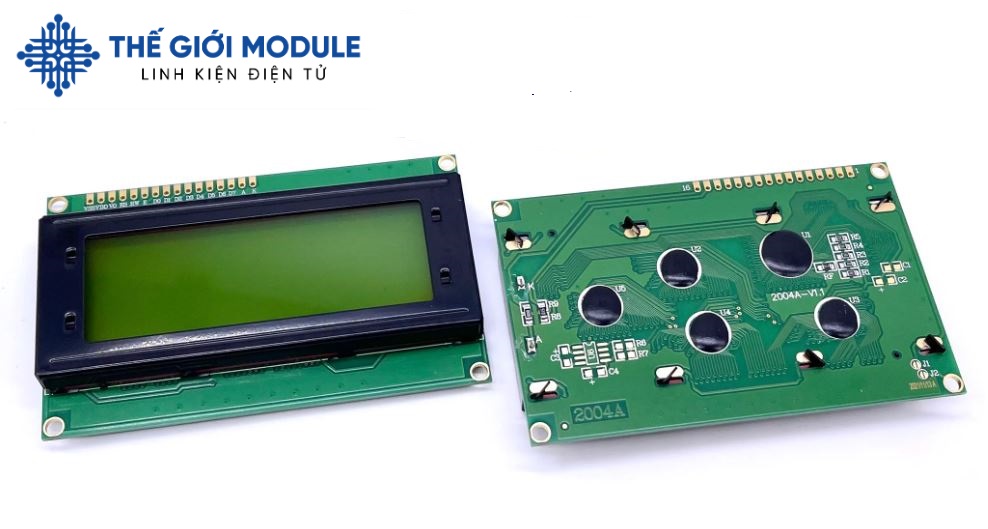 Màn hình LCD 2004A 5V màu xanh lá | Thế Giới Module