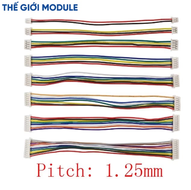 Bus 12p Dây bus cái -cái 2P/3P/4P/5P/6P/7P/8P/9P/10P/12P 1.25MM 20cm | Thế Giới ...