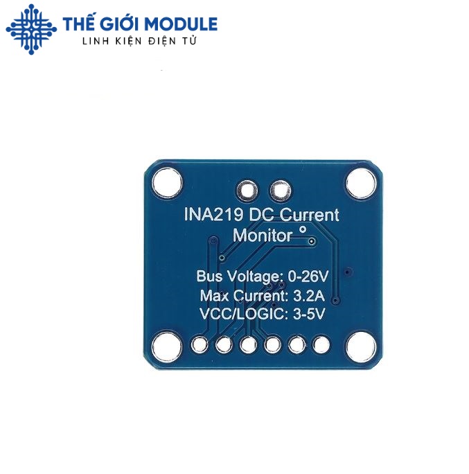 I219 Module Cảm biến dòng MCU-219 INA219 I2C phiên bản mới | Thế Giới Module