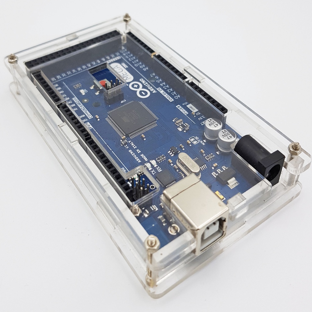 Vỏ Mica Arduino Mega 2560 Acrylic Case | Thế Giới Module