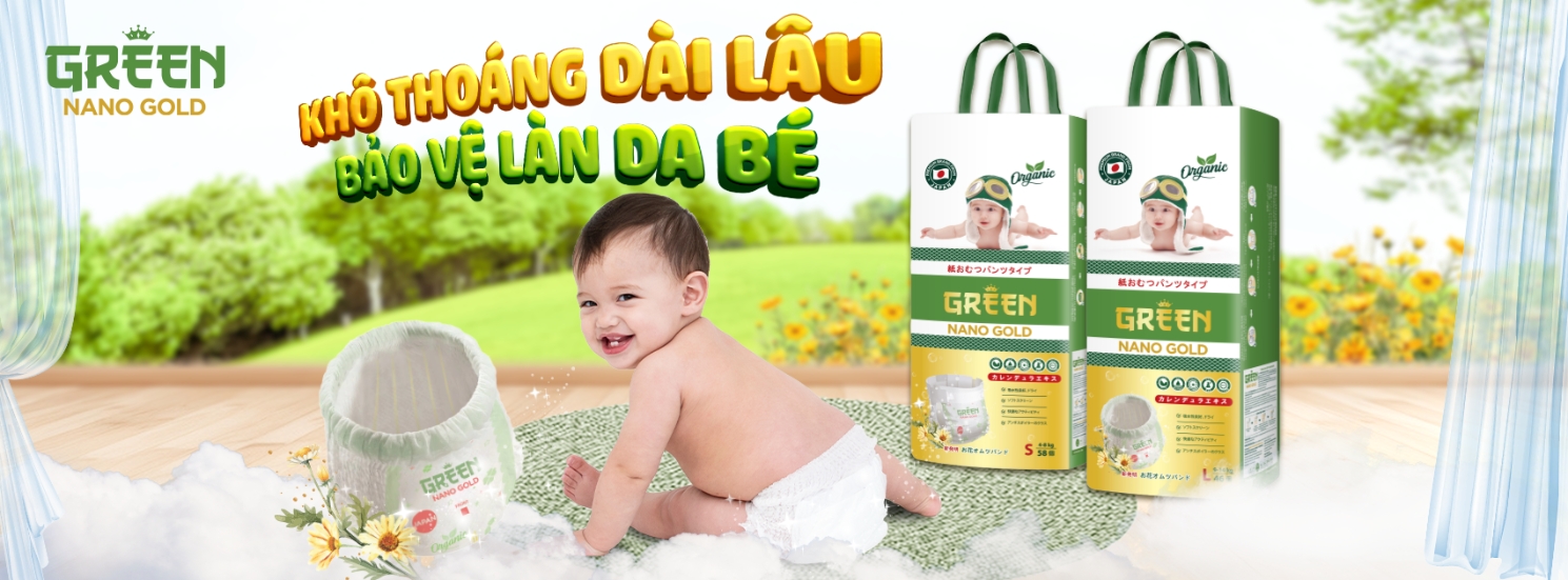 Tã trẻ em Green Nano Gold