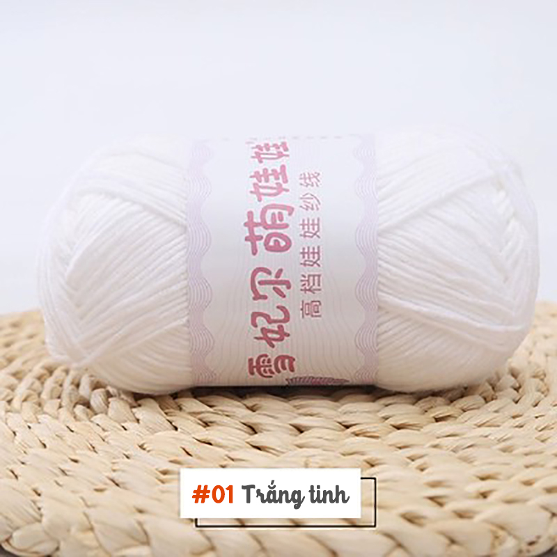 Len Baby Yarn 40g cỡ sợi 1.5mm | Tada Craft