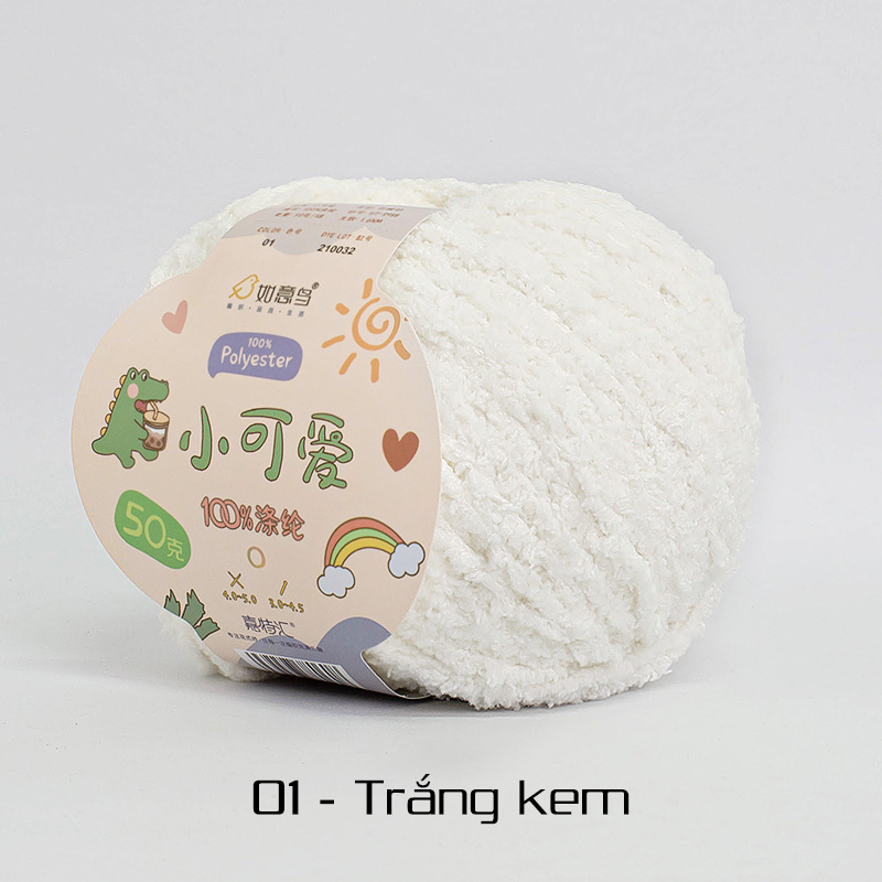 Len bông xù Xiaoke 50g | Tada Craft